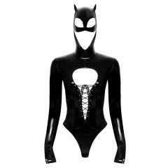Black Velvet - Batwoman body with long sleeves (black)