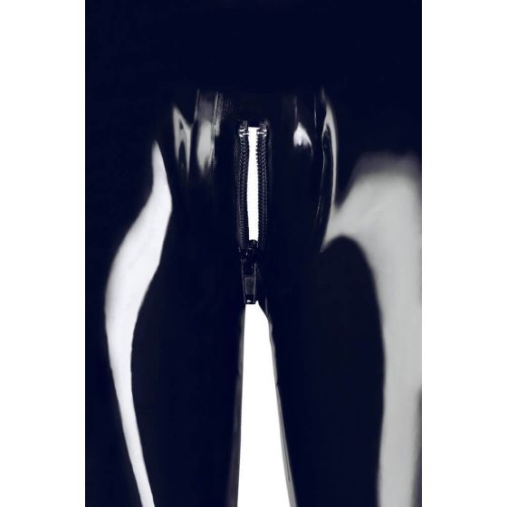 LATEX - zipped leggings (black) - M