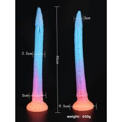 OgazR XXL Eel - fluorescent anal dildo - 47 cm (pink)