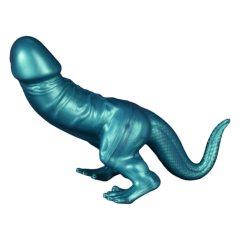 Toppedmonster - Dinosaur Silicone Dildo - 26 cm (turquoise)