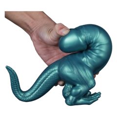 Toppedmonster - Dinosaur Silicone Dildo - 26 cm (turquoise)