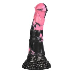 Bad Horse - Silicone horse tool dildo - 18cm (black-pink)