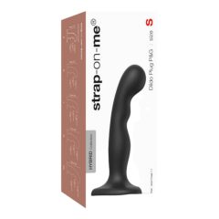 Strap-on-me P&G S - curved, footed dildo (black)