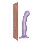 Strap-on-me P&G M - curved, footed dildo (purple)