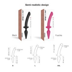   Strap-on-me Swith Semi-Realistic S - 2in1 silicone dildo (pink)
