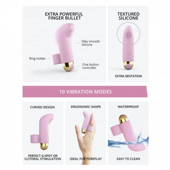 Love to Love Touch Me - rechargeable finger vibrator (pink)