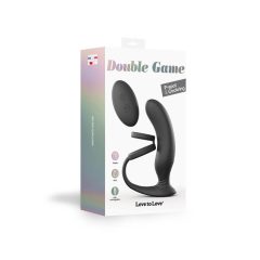   Love to Love - Rechargeable radio controlled prostate vibrator with penis ring (black)