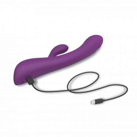 Love to Love Bunny & Clyde - Rechargeable, pulsating, vibrator with spike arms (purple)