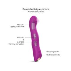   Love to Love Swap - rechargeable, pulsating G-spot vibrator (purple)