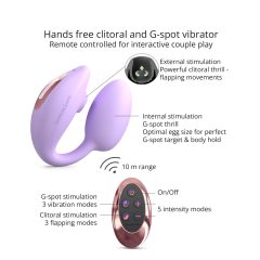 Love to Love Wonderlover - G-spot clitoral vibrator (mauve)
