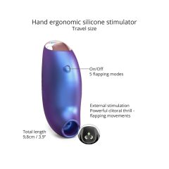   Love to Love Believer - battery operated, waterproof clitoral stimulator (metallic purple)