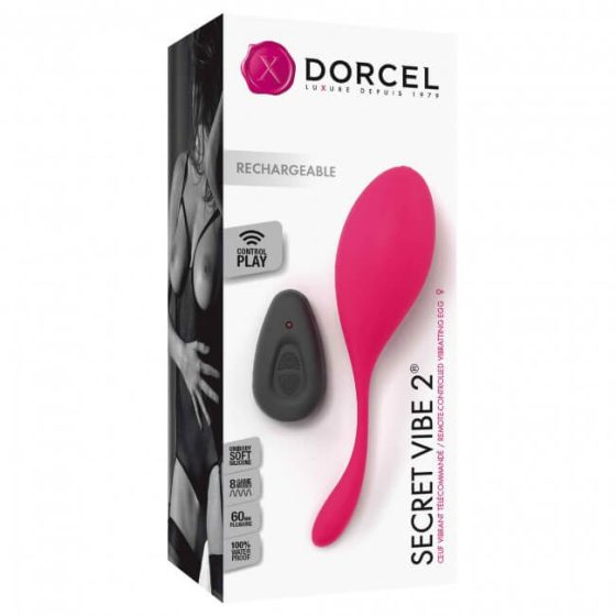 Dorcel Secret Vibe 2 - rechargeable radio vibrating egg (pink)