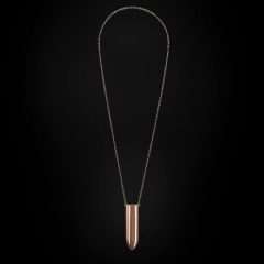   Dorcel - rechargeable, waterproof vibrator necklace (rose gold)