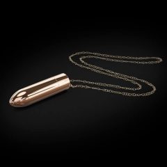   Dorcel - rechargeable, waterproof vibrator necklace (rose gold)