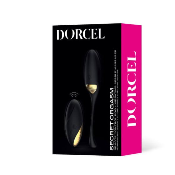 Dorcel Secret Orgasm - rechargeable radio controlled vibrating egg (black)