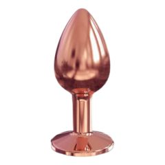   Dorcel Diamond Plug S - aluminium anal dildo - small (rose gold)