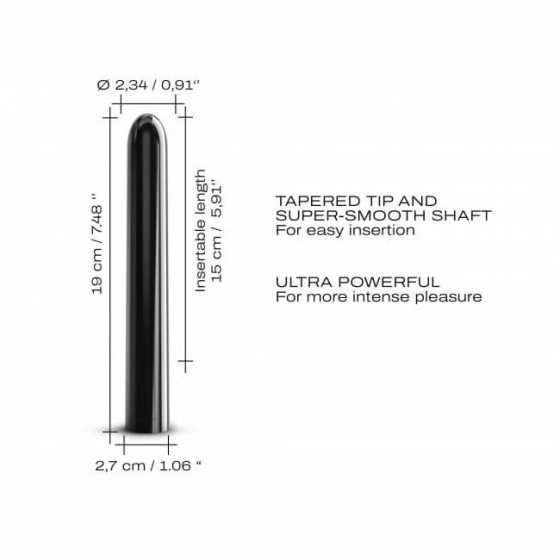 Dorcel Black Muse 2.0 - cordless rod vibrator (black)