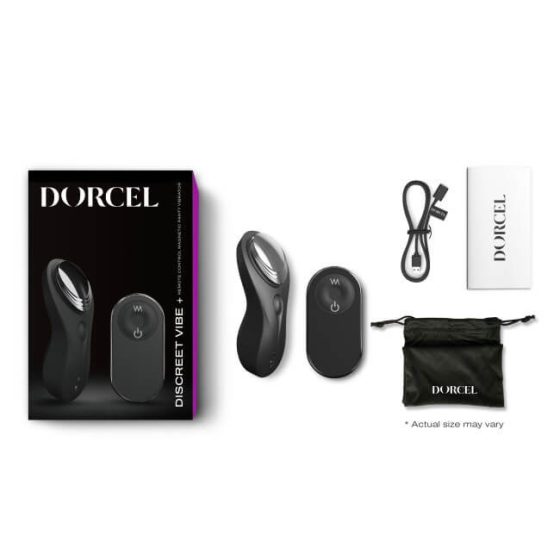 Dorcel Discreet Vibe + - rechargeable radio clitoral vibrator (black)