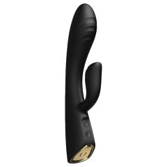   Dorcel Flexi Rabbit - rechargeable, heated vibrator with tickle lever (black)