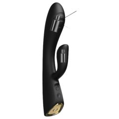   Dorcel Flexi Rabbit - rechargeable, heated vibrator with tickle lever (black)