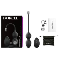   Dorcel Love Balls - Rechargeable Radio Magnetic Geyser Ball Duo (black)