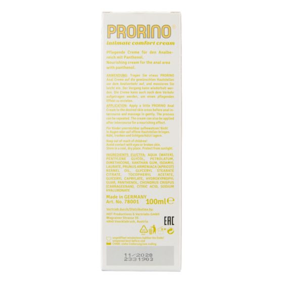 HOT Prorino - Anal cream (100ml)