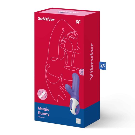Satisfyer Magic Bunny - waterproof, rechargeable vibrator with wand (blue)