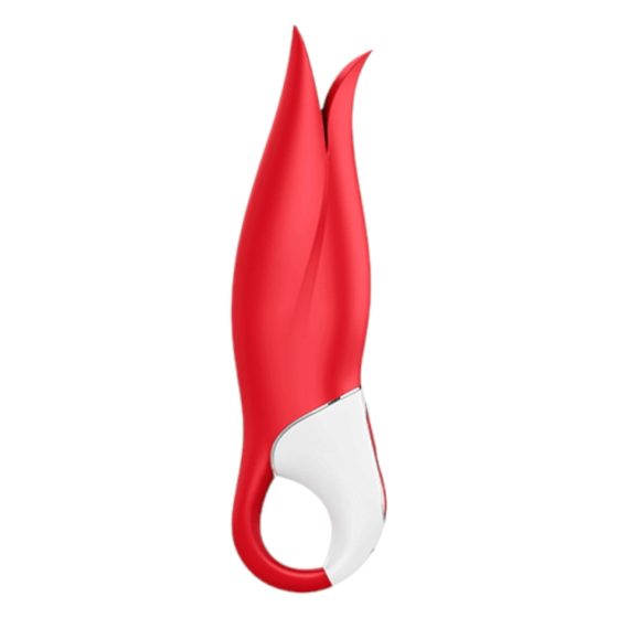 Satisfyer Power Flower - Rechargeable, waterproof vibrator (red)