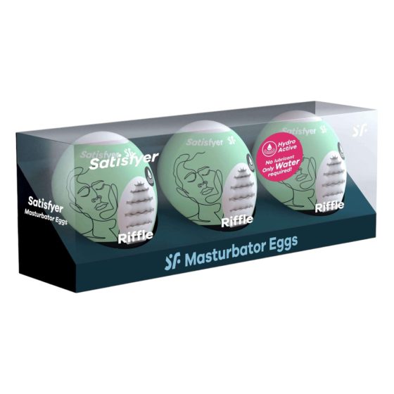 Satisfyer Egg Riffle - masturbation egg set (3pcs)