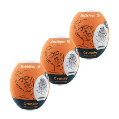 Satisfyer Egg Crunchy - masturbation egg set (3pcs)