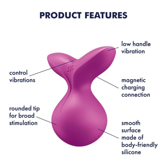 Satisfyer Viva la Vulva 3 - cordless, waterproof clitoral vibrator (viola)