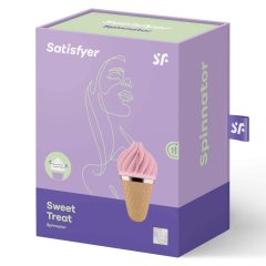   Satisfyer Sweet Treat - cordless rotary clitoral vibrator (pink-brown)