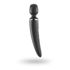   Satisfyer Wand-er Woman - rechargeable, waterproof massaging vibrator (black)