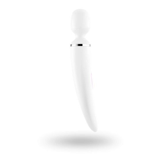 Satisfyer Wand-er Woman - Rechargeable, waterproof massager vibrator (white)