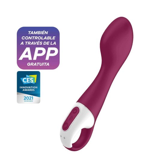 Satisfyer Hot Spot - rechargeable, warming G-spot vibrator (red)