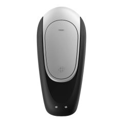   Satisfyer Double Fun - smart, rechargeable, waterproof, radio-controlled vibrator (black)