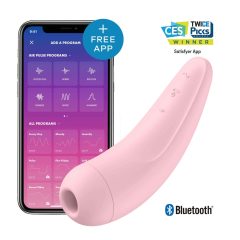   Satisfyer Curvy 2+ - smart, rechargeable, waterproof clitoral vibrator (pink)