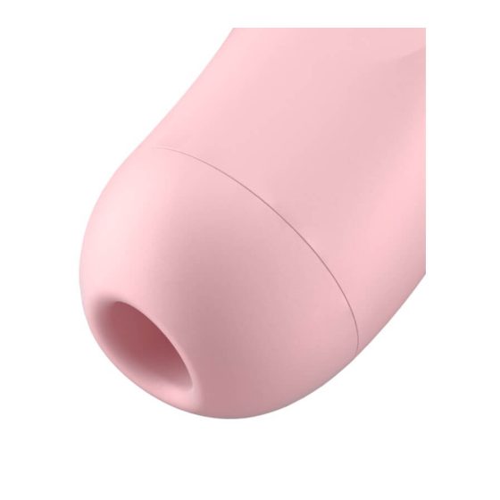 Satisfyer Curvy 2+ - smart, rechargeable, waterproof clitoral vibrator (pink)