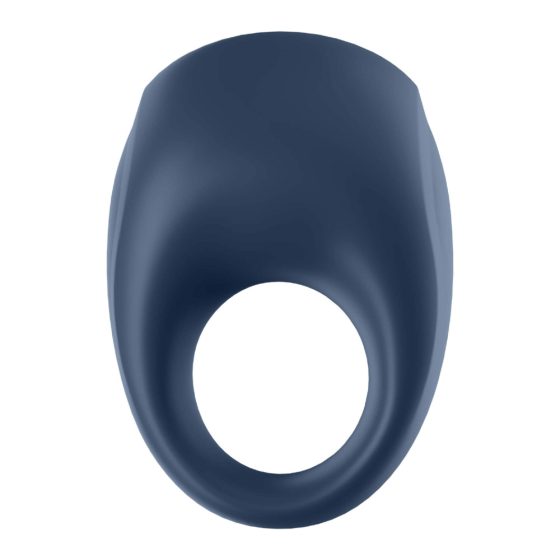 Satisfyer Strong One - smart, rechargeable, vibrating penis ring (blue)