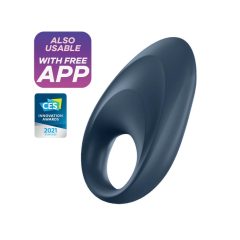   Satisfyer Mighty One - smart, rechargeable, vibrating penis ring (blue)