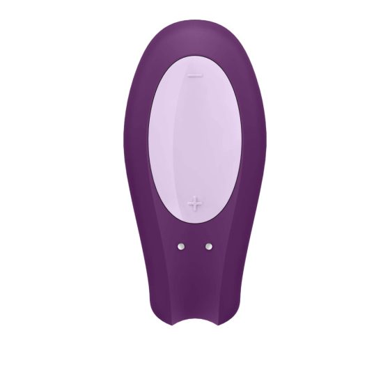 Satisfyer Double Joy - smart rechargeable waterproof vibrator (purple)