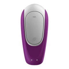   Satisfyer Double Fun - smart, rechargeable, waterproof, radio-controlled vibrator (purple)