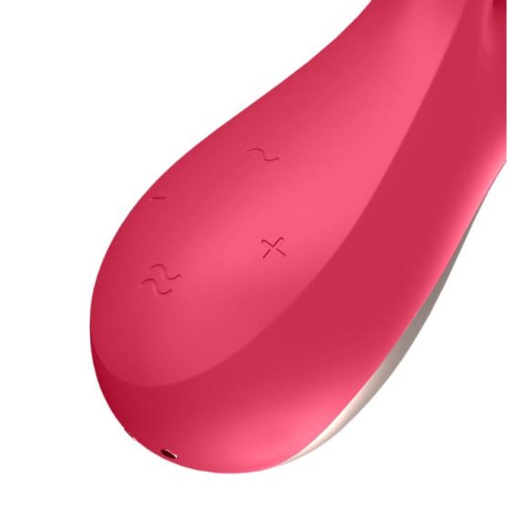 Satisfyer Mono Flex - smart rechargeable waterproof vibrator (red)