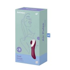   Satisfyer Dual Crush - rechargeable vaginal and clitoral vibrator (red)