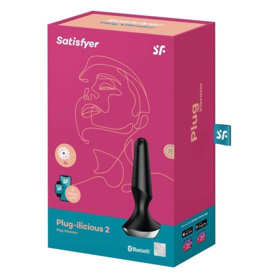 Satisfyer Plug-ilicious 2 - Smart Anal Vibrator (black)