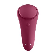   Satisfyer Sexy Secret - smart, rechargeable, waterproof clitoral vibrator (burgundy)