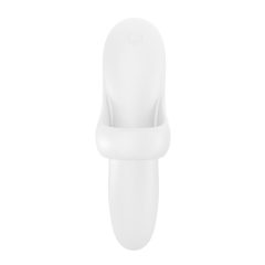   Satisfyer Bold Lover - Rechargeable, waterproof finger vibrator (white)