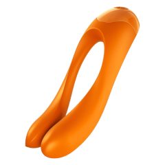   Satisfyer Candy Cane - Rechargeable, waterproof double-ended vibrator (orange)