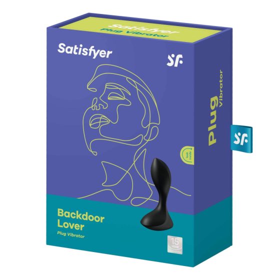 Satisfyer Backdoor Lover - Rechargeable, waterproof anal vibrator (black)