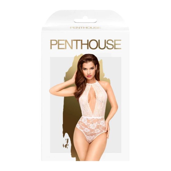 Penthouse Toxic Powder - lace body with straps (white) - L/XL
